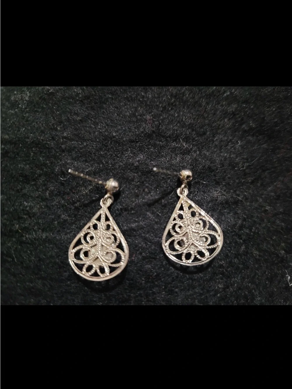 Turquoise Teardrop Dangle Earrings